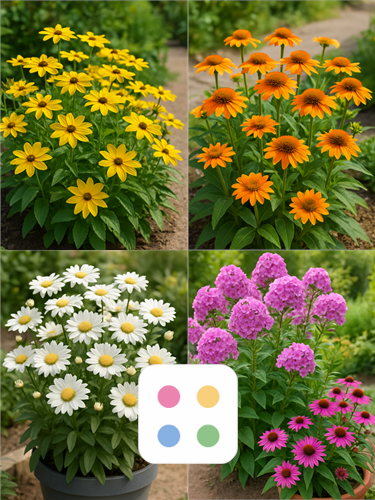 Plantas de jardim por cor