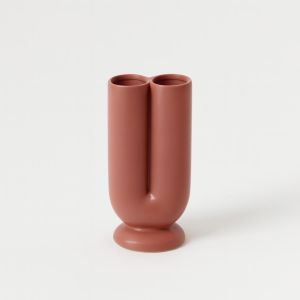 Handmade Cilinder Vase Studio White